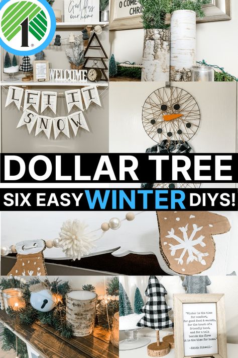 Easy Winter Dollar Tree DIY Decor - Whiskey & Whit Winter Wonderland Dollar Tree Diy, Dollar Tree Winter Wonderland, January Decor After Christmas, After Christmas Winter Decor, After Christmas Decor, Decor After Christmas, January Decor, Christmas Winter Decor, Winter Decor Ideas