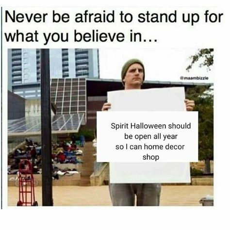 #SpiritHalloween Spooky Memes, Halloween Humor, Halloween Memes, Spooky Scary, Halloween Home, Halloween Home Decor, I Have No Friends, Halloween Town, Samhain