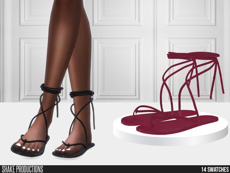 The Sims Resource - 806 - Female Sandals Sims 4 Cc Women Sandals, Sims 4 Cc Shoes Female Sandals, Sims 4 Cc Shoes Sandals, Sims 4 Cc Womens Shoes, Sims 4 Cc Sandals, Ts4 Shoes, Sims 4 Cc Goth, Around The Sims 4, Cc Shoes