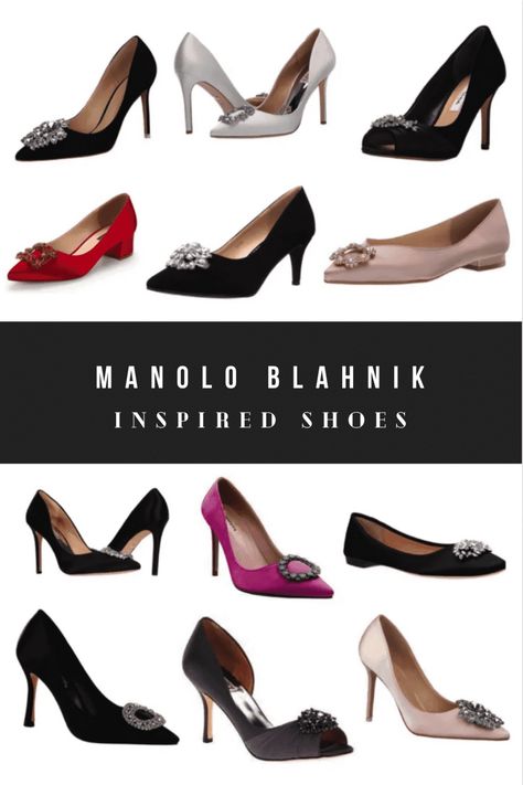 Best Manolo Blahnik Alternatives and Looks for Less - Hangisi Manolo Blahnik, Manolo Hangisi, Manolo Blahnik Hangisi Flats, Manolo Heels, Hangisi Flats, Look Alikes, Designer Inspired Handbags, Manolo Blahnik Pumps, Chanel Slingback