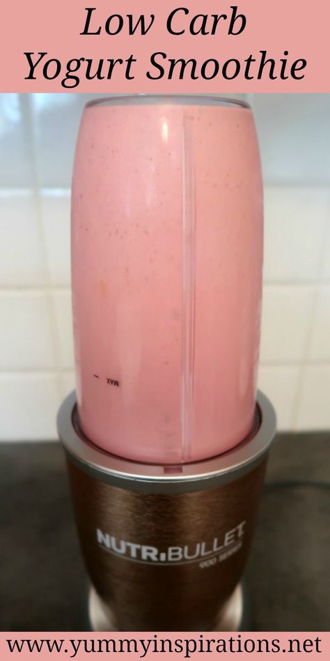 Low Carb Yogurt Smoothie Recipe - Easy Healthy Keto Smoothies with 3 Ingredients Low Carb Berry Smoothie, Low Carb Smoothie Recipes Breakfast, Easy Low Carb Smoothie Recipes, Keto Fruit Smoothie Recipes, Low Carb Smoothie Recipes Keto, Low Carb Fruit Smoothie, Keto Recipes With Yogurt, Low Carb Breakfast Smoothie, Easy Smoothie Recipes 3 Ingredients