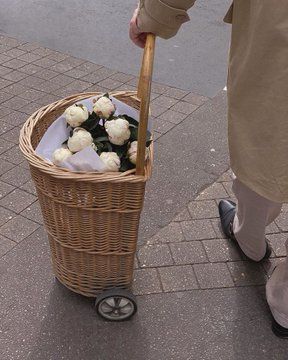 متحف فني, Breakfast At Tiffany's, Flowers Rose, Beige Aesthetic, Wicker Laundry Basket, Love Flowers, My Flower, Flower Shop, Pretty Flowers