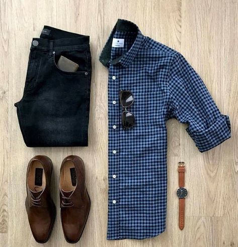 Want cool outfits like this delivered to your door?  Try Stitch Fix! Mens Casual Dress Outfits, Outfit Grid, Mens Fashion Casual Outfits, Stylish Mens Outfits, Mens Casual Dress, Business Outfit, Men Fashion Casual Outfits, Business Casual Men, Men's Wardrobe