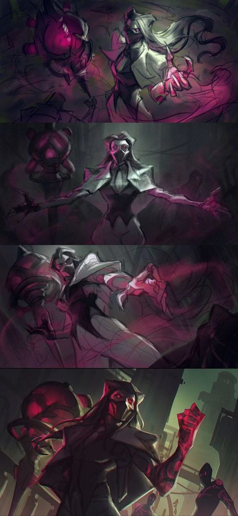 ArtStation - Renata Glasc-fanart Zed League Of Legends, Thumbnail Sketches, Fantasy Figurine, Couple Poses Reference, Splash Art, Dungeons And Dragons Characters, Game Concept Art, Riot Games, Lol League Of Legends