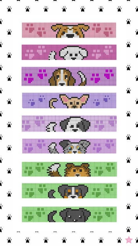 Perler Bead Bookmarks, Seed Bead Bracelet Patterns, Easy Perler Beads Ideas, Easy Pixel Art, Diy Perler Bead Crafts, Loom Bracelet Patterns, Beaded Bookmarks, Pixel Crochet, Tapestry Crochet Patterns