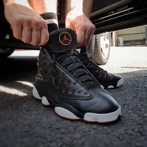 Jordan 13 Playoff Jordan 13 Outfit Men, Jordan 13 Playoff, Jordan 13 Outfit, Outfit Drill, Jordan 13 Playoffs, Lit Shoes, Urban Street Style, Jordan 13, Jordan Retro