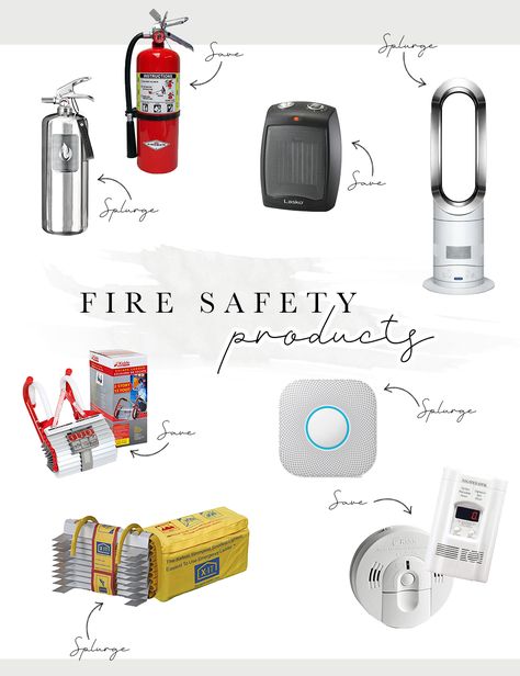 I am in no way an expert, but have done some research to keep my family safe and I definitely encourage you to do the same! To help you out, I’ve listed a few fire safety “dos and don’ts” when it comes to your family home, as well as some products I recommend! See More: https://www.byangelaprice.com/blog/2021/3/16/fire-safety-at-home #family #momlife #firesafety #blogger #blogpost #homedecor #safety Home Safety Hotline, Storm Safety Kit, Living Alone Safety Tips, Kitchen Fire Safety Poster, Home Fire Safety, Safety Gear, Fire Safe, Home Safety, Fire Safety