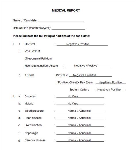 Medical Report Template Free Downloads (10) - TEMPLATES EXAMPLE | TEMPLATES EXAMPLE Medical Report, Incident Report Form, Medical Brochure, Web Software, Medical Examination, Free Word, Email Template, Software Testing, Book Report