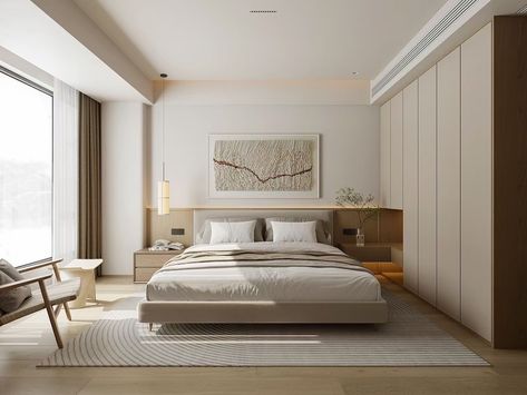 Bedroom Muji, Muji Bedroom, Bedroom Layout Design, Male Bedroom Ideas, Interior Design Portfolio Layout, Japandi Design, Let Them Be, Showroom Interior Design, Minimalist Home Interior