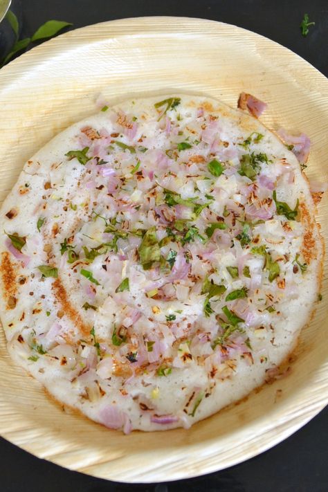 Onion Dosa Recipe, Onion Dosa, Dosa Batter, Dinner Ingredients, Methi Seeds, Urad Dal, Moong Dal, Coconut Chutney, Breakfast Dinner