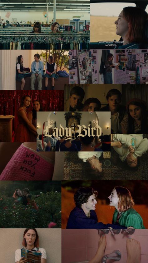 Lady Bird Wallpaper Movie, Lady Bird Wallpaper, Ladybird Film, Film Bro, Collage Landscape, Comfort Movies, Beloved Movie, Greta Gerwig, Indie Movies