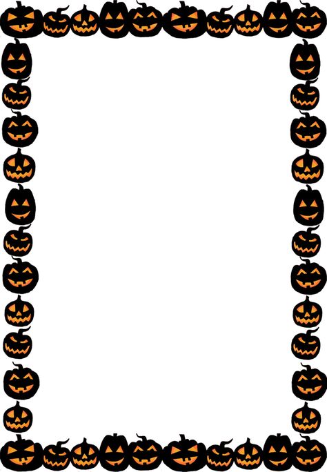 Halloween Frames, Halloween Printables, Jack O, Jack O Lantern, Lanterns, Halloween