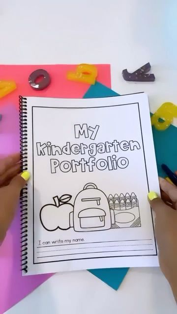 Michelle Griffo • Kindergarten on Instagram: "This kindergarten portfolio resource is for you to track your students’ writing progress all year long! 🍎 Each month there are 21 different printables for you to pick from. Those 21 printables repeat each month, so you can showcase and visually see their growth over time. Each skill has the option to trace or write so you can switch out the printables as the students are improving in each area. ✏️This is perfect to save as a portfolio at the end of Portfolio For Kindergarten Student, My Big List Of Kindergarten Goals, Kindergarten Portfolio Ideas, Preschool Portfolio Ideas, Kindergarten Journal, Authentic Assessment, Preschool Portfolio, Kindergarten Journals, Homeschool Portfolio