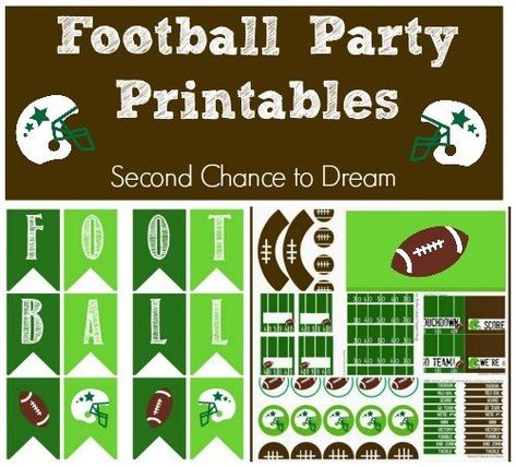 Flag Football Party, Football Party Printables, Football Printables, Dallas Cowboys Party, Olympic Flag, Football Banquet, Football Banner, Olympic Party, Hummus Dip