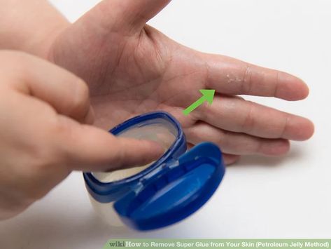 Remove Super Glue, How To Remove Glue, Petroleum Jelly, Get Nails, Super Glue, Pvc Pipe, Nail Glue, Helpful Tips, Glue On Nails