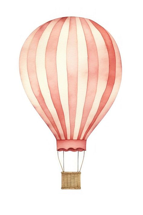 Simple Hot Air Balloon Drawing, Hotairballoon Illustration, Ballon Images, Air Balloon Photography, Hot Air Balloon Illustration, Watercolor Hot Air Balloon, Hot Air Balloon Pattern, Hot Air Balloon Drawing, Hot Air Balloon Art