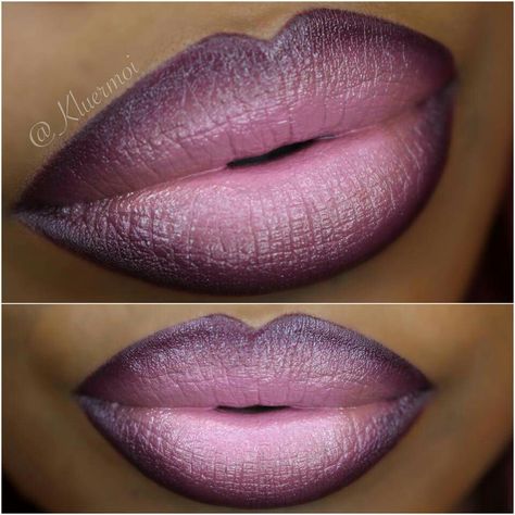 Purple Lip Combo Black Women, Goth Rarity, Mac Nightmoth, Dark Purple Lips, Full Lips Makeup, Colored Lipstick, Pretty Lips, Glossy Lips Makeup, Mac Viva Glam