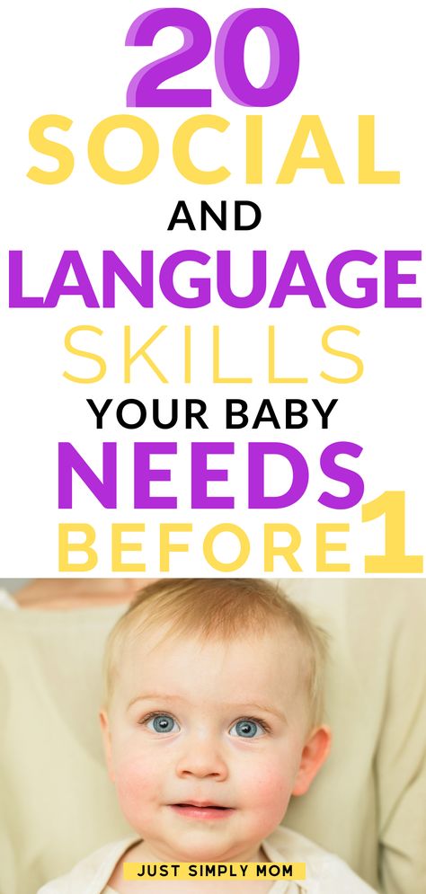 Social, emotional, and language skills emerge early in your baby. Make sure your infant is on target by looking for these milestones before they turn one. Your baby's social and language skills will develop quickly. Be sure you understand what skills they should have and how to help them learn these skills. #babytips #babyhacks #momhacks #momtips #toddlertips #toddler #parenting #parentingtips Language For Infants, Social And Emotional Activities Infants, Infant Social Emotional Activities, Social Emotional Activities For Infants, Educational Leader, Emotional Activities, Infant Development, Social Emotional Activities, Social Skills Activities