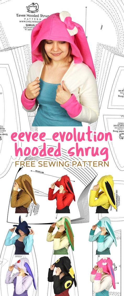 Shrug Pattern, Plushie Patterns, Free Sewing Pattern, Sewing Stuffed Animals, Sew Ins, Trendy Sewing, Creation Couture, Plush Pattern, Sewing Design