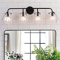 Cottage Upstairs, Modern Farmhouse Bathroom Lighting, Farmhouse Bathroom Light Fixtures, Farmhouse Bathroom Light, Black Bathroom Light Fixtures, Black Wall Lamp, Bathroom Wall Light Fixtures, Black Bathroom Light, Farmhouse Vanity Lights