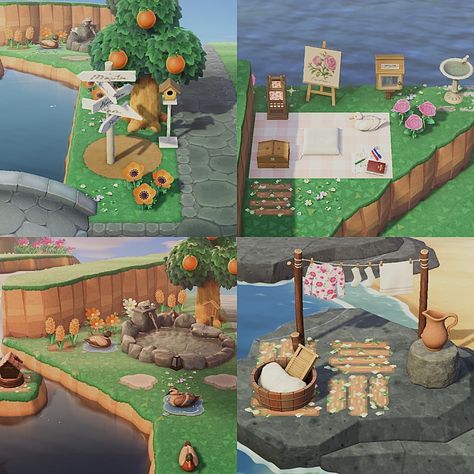 Animal Crossing Small Area, Small Area Ideas, Animal Crossing Small Area Ideas, Animal Crossing 3ds, Space Animals, Animal Crossing Guide, Spotted Animals, Animal Crossing Wild World, Qr Codes Animal Crossing