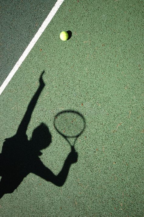 Tennis Serve. A shadow of a tennis player serving with a real tennis ball on a c , #SPONSORED, #shadow, #tennis, #Tennis, #Serve, #player #ad Tennis Girl Aesthetic, Mode Tennis, Tennis Wallpaper, Tennis Photoshoot, Tennis Photography, Tennis Pictures, Tennis Serve, Tennis Photos, Tennis Aesthetic