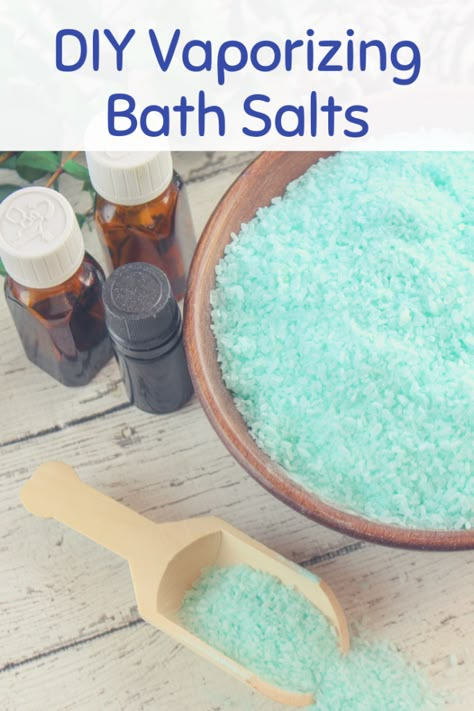 Sinus Congestion Relief, Witches Jar, Bath Crystals, Bath Salts Recipe, Bath Salts Diy, Congestion Relief, Sinus Congestion, No Salt Recipes, Homemade Bath