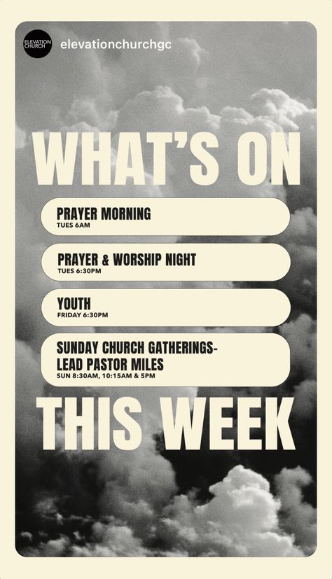 Worship Setlist Graphic, Church Social Media Content Calendar, Educational Graphic Design, Church Invite Social Media, Church Calendar Design, Youth Group Social Media Posts, Church Content Ideas, Church Instagram Feed, Church Graphics Design