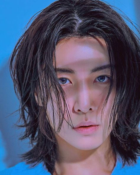 Medium Scene Hair, Curly Scene Hair, Long Scene Hair, Indie Scene Hair, Scene Bangs, Scene Makeup, Asian Male Model, Short Scene Hair, No Min Woo