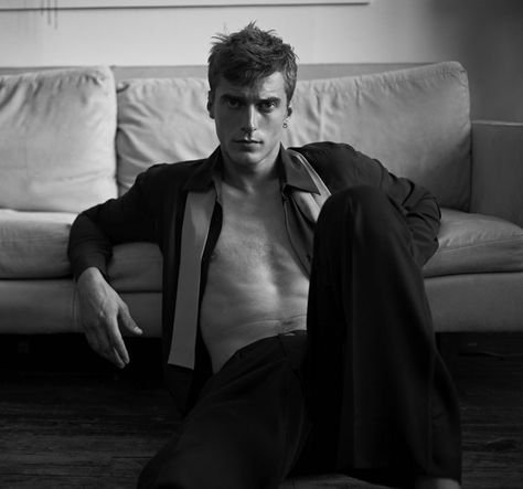 Clement Chabernaud by Blair Getz Mezibov | Rollacoaster Page Photo, What Makes A Man, Magazine Man, European Men, Male Photography, Photography Poses For Men, Poses For Men, Mens Accessories Fashion, Hotel Room