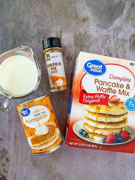 Pumpkin Pancake Mix, Pancake Mix Muffins, Pumpkin Pancakes Easy, Pecan Pancakes, Spice Pancakes, Pumpkin Spice Waffles, Pancake Mix Recipe, Homemade Pancake Mix, Pumpkin Spice Pancakes