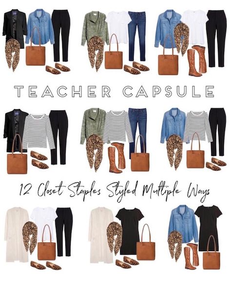 Teacher Capsule Wardrobe Amazon, Teacher Time Capsule Wardrobe, Polyvore Teacher Outfits, Teacher Outfits Capsule Wardrobe, Amazon Capsule Wardrobe Work, Work Clothes Teacher, Winter 2023 Casual Outfits, Winter Teacher Capsule Wardrobe, Teachers Capsule Wardrobe