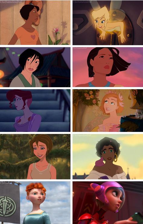 Disney females with short hair - are better than originals! I’m so full of disney having women in long hairs! Disney Princesses Short Hair, Mulan Short Hair, Disney Short Hair, Female Short Hair Drawing, Drawing Short Hair, Disney Females, Expectations Of Women, Disney Anime Style, Short Hair Drawing