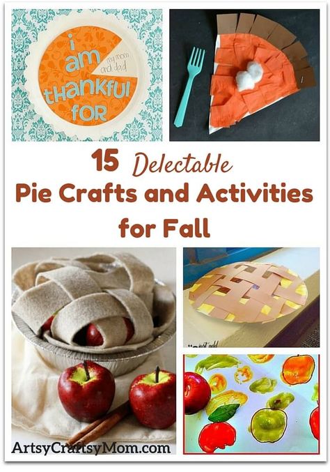 get into the spirit of fall and pies with some delectable pie crafts and activities for kids to make this fall. Don’t blame us  if you start craving a piece of piping hot pie with these! Paper Plate Turkey, Pie Craft, Fall Pies, Pies Art, Paper Plate Crafts For Kids, Crafts And Activities For Kids, Apple Craft, Thanksgiving Preschool, Pie Day