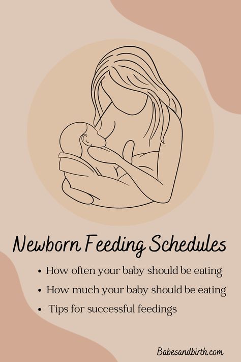 Creating a newborn feeding schedule can be overwhelming for new parents. Our post has everything you need to know about feeding schedules for newborns. Learn how often to feed your baby, signs that they are hungry, and tips for establishing a routine that works for your family. Don't miss out on this essential guide to help your newborn thrive! How Much To Feed A Newborn, Newborn Breastfeeding Schedule, Newborn Feeding Chart, Newborn Feeding Schedule, Bottle Feeding Newborn, Formula Fed Babies, Pumping Schedule, Newborn Schedule, Baby Feeding Schedule