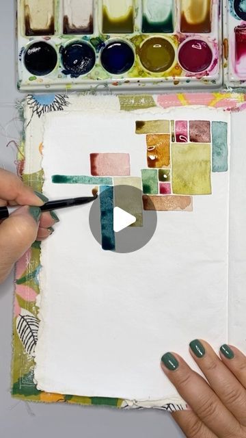 Willa Wonders, Watercolor On Wall, Pen And Watercolor Illustration, Water Colour Journal, Watercolor Art For Beginners Abstract, Watercolor Line Drawing, Watercolor Quilt Painting, Willa Wanders, Wendy Solganik