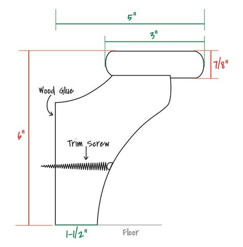 Bar Foot Rail Ideas, Glass Rails, Bar Foot Rail, Diy Counter, Bar Wood, Plinth Blocks, Baseboard Molding, Rail Bracket, Fluted Columns