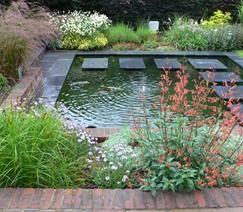 . Gravel Patio, Fountains Backyard, Pond Landscaping, Backyard Water Feature, Sunken Garden, Garden Design Layout, Pond Design, Ponds Backyard, Garden Pictures