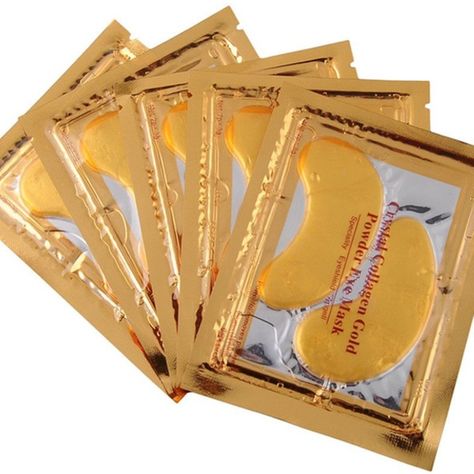 QPower High Qaulity Gold Crystal Collagen Under Eye Masks (20 pack) #AD Bumps Under Eyes, Penyimpanan Makeup, Bentuk Alis, Under Eye Mask, Under Eye Wrinkles, Eye Wrinkle, Gold Powder, Eye Contour, Eye Bags