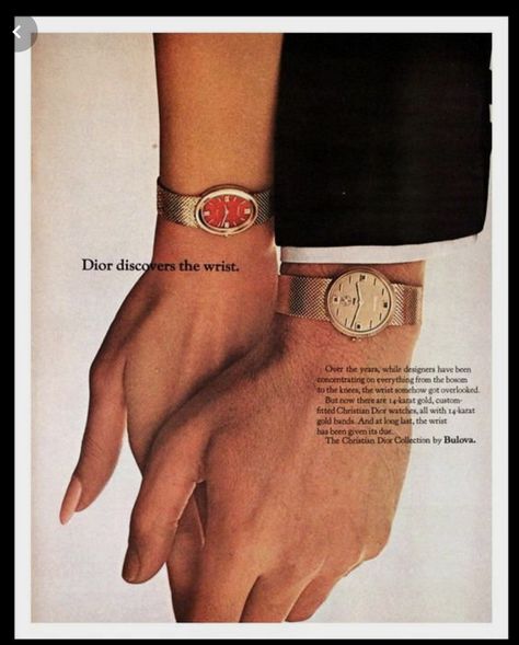 Dior Watch, 60s Women, Classy Watch, Gold Wall Art, Magazine Ad, 2021 Fashion, Fashion Advertising, 1960s Fashion, Vintage Lingerie