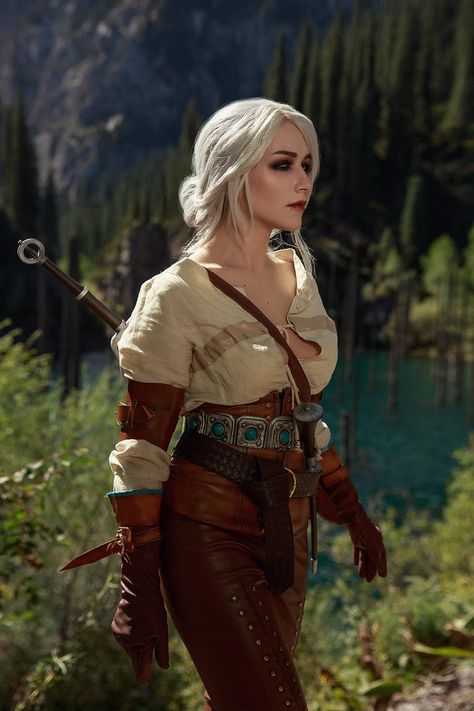 Ciri Costume, Ciri Cosplay, Ciri Witcher, Cosplay Poses, Witcher Art, Game Cosplay, Witcher 3, The Witcher 3, Face Photography