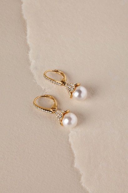 Gold Nastasia Drop Earrings | BHLDN Gold Earrings Indian, Gold Bar Earrings, Bridal Earrings Drop, Indian Jewellery Design Earrings, Gold Ring Designs, Pearl And Diamond Earrings, Gold Jewelry Simple, Gold Fashion Necklace, Gold Bangles Design