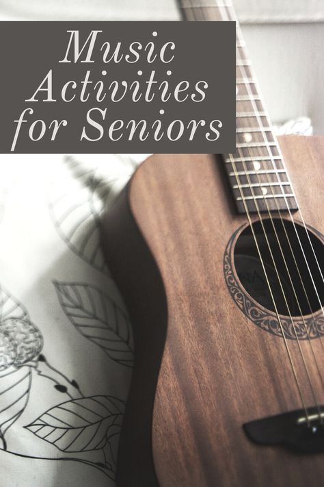 Music is powerful enough that it can even touch people with dementia. This post looks at a variety of music activities and how they can help. #music #seniors #activities Music Activities For Senior Citizens, Music Activities For Seniors, Games For Senior Citizens, Music Therapy Interventions, Music Therapy Activities, Cardio Drumming, Cbt Worksheets, Music Trivia, Elderly Activities