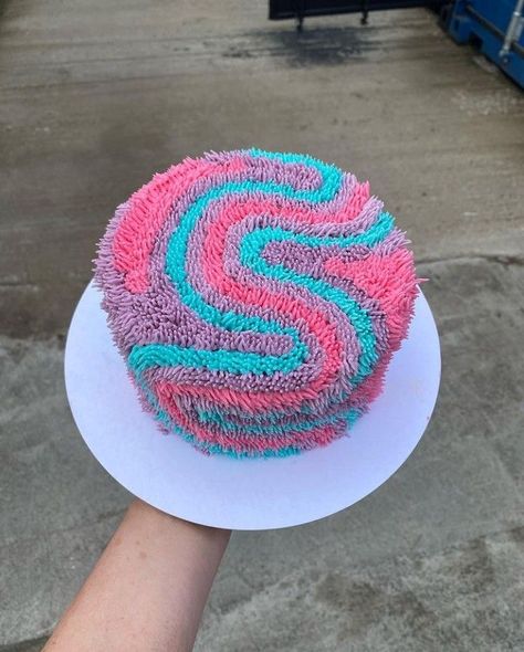 Fuzzy Cake, Fairy Food, Bento Cakes, Cakes Inspiration, Buttercream Cake Decorating, Food To Eat, Birthday Dinner Party, Special Occasion Cakes, Cool Birthday Cakes