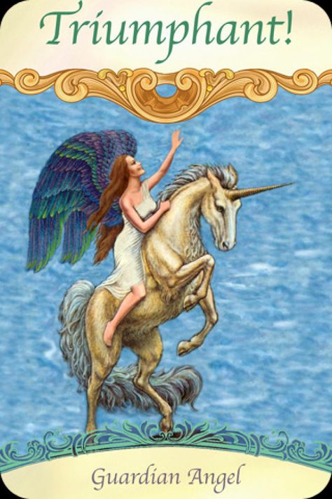 Daily Angel Oracle Card: Guardian Angel ~ Triumphant! From the Saints and Angels Oracle Card deck, by Doreen Virtue, Ph.D Guardian Angel ~ Triumphant!: “You will be triumphant, and your desir… Angel Tarot Cards, Angel Signs, Animal Spirit Guides, Angel Oracle Cards, Angel Tarot, Doreen Virtue, Angel Guidance, Your Guardian Angel, Angel Messages