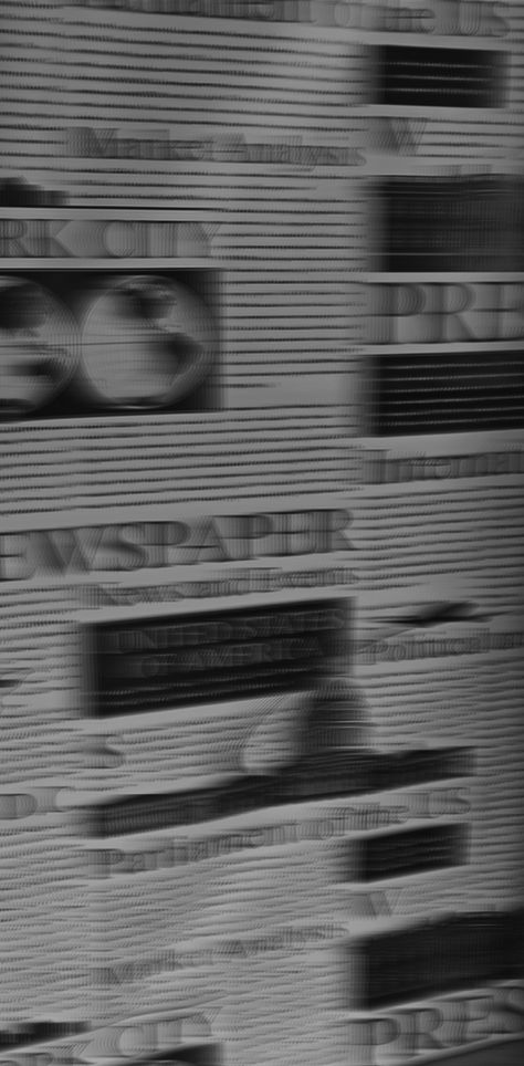 B&W blurry news paper Black And White Blurry Aesthetic, White Blurry Aesthetic, News Paper Aesthetic, Blurry Black And White, Irma Stern, Newspaper Background, Blurry Pictures, News Paper, Gray Aesthetic