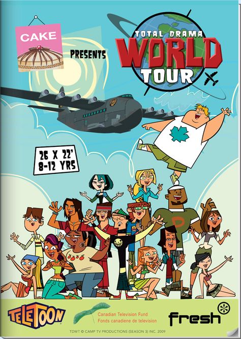 Total Drama World Tour, Island Wallpaper, Color Wallpaper Iphone, Drama Total, Total Drama Island, Tour Posters, Kid Movies, Anime Reccomendations, Total Drama