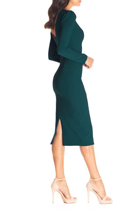 Winter Office Dress, Modest Cocktail Dress, Burgundy Cocktail Dress, Dress Display, Business Formal Dress, Work Dresses, Form Fitting Dress, Classy Casual, Dress The Population