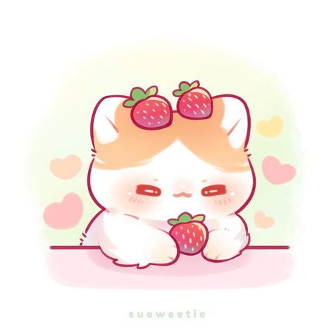 Sue 🌸 SHOP OPEN on Instagram: "🌸 Reshares and saves are appreciated 🌸 Strawberry catto 🍓 Cat inspo: @kagonekoshiro He looks so satisfied with life 🥺 I wanna pat his head Who am I kidding, I want to pet every cat xD Question for cat lovers, do you also love hairless cats? 👀 X Please do not repost/use/trace my artwork without permission! Thank you! . . . . . . ♡ TAGS ♡ #cuteart #cuteartwork #cutearteveryday #cuteartstyle #cuteanimal #cutecat #cutecats #cutecatcrew #cat #catstagram #catso Kawaii Cat Drawing, Hairless Cats, Kitten Drawing, Cute Cat Drawing, Cute Small Animals, Cute Kawaii Animals, 8 Bits, Cute Animal Drawings Kawaii, Hello Kitty Iphone Wallpaper