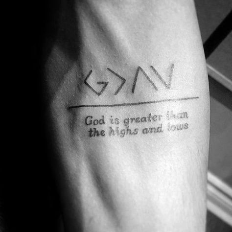 God Quotes Tattoos, Meaningful Tattoos For Men, Wörter Tattoos, Tattoo Quotes For Men, Petit Tattoo, Small Quote Tattoos, Men's Small Tattoo, Quote Tattoos, Tattoo Trend